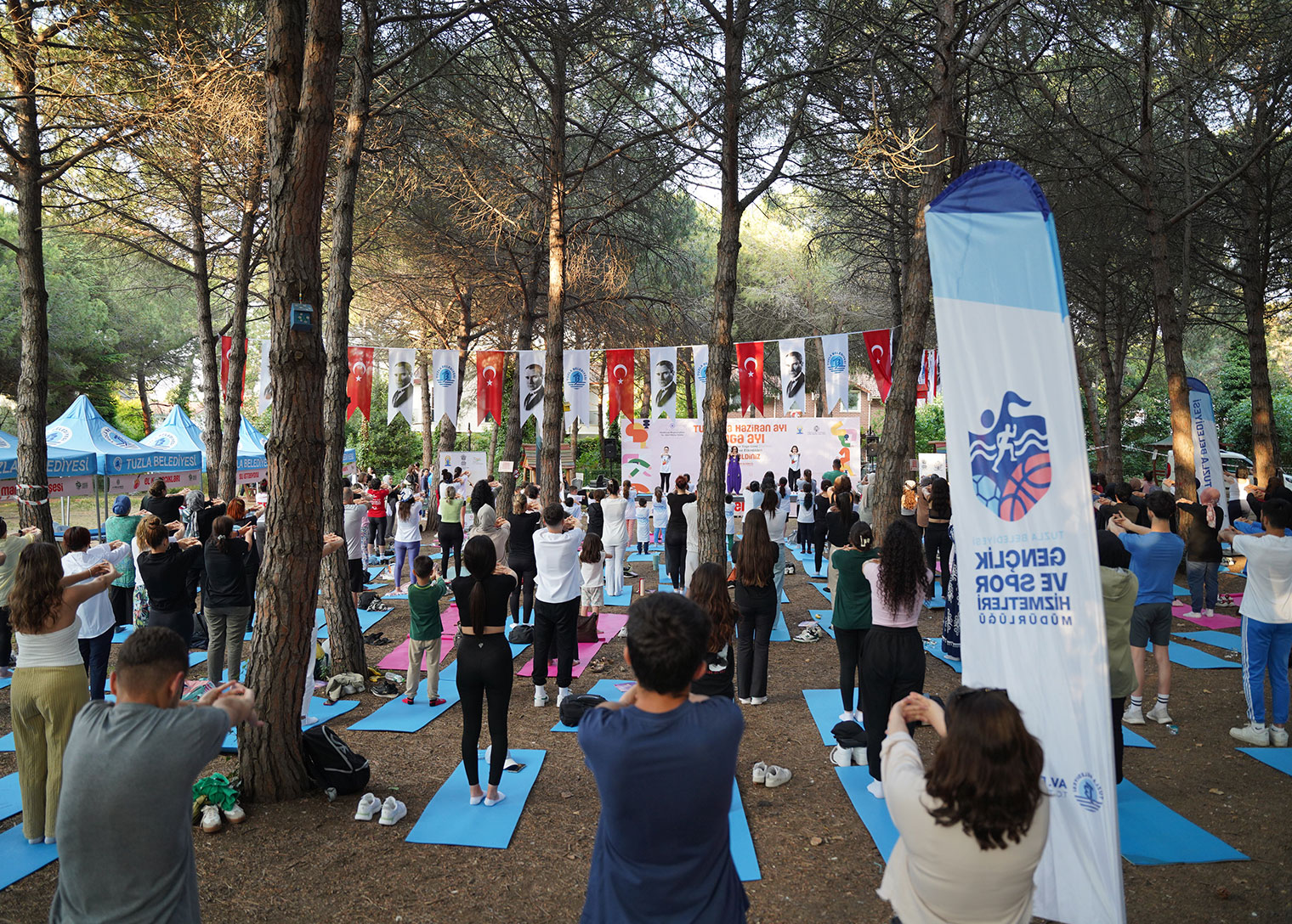 Tuzla’da haziran ayı ‘yoga’ ile geçiyor   