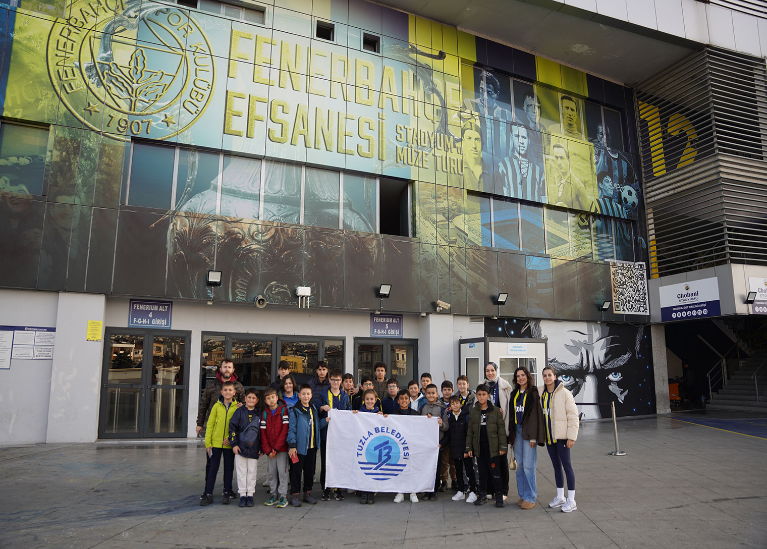 Stadyumda gençlik heyecanı