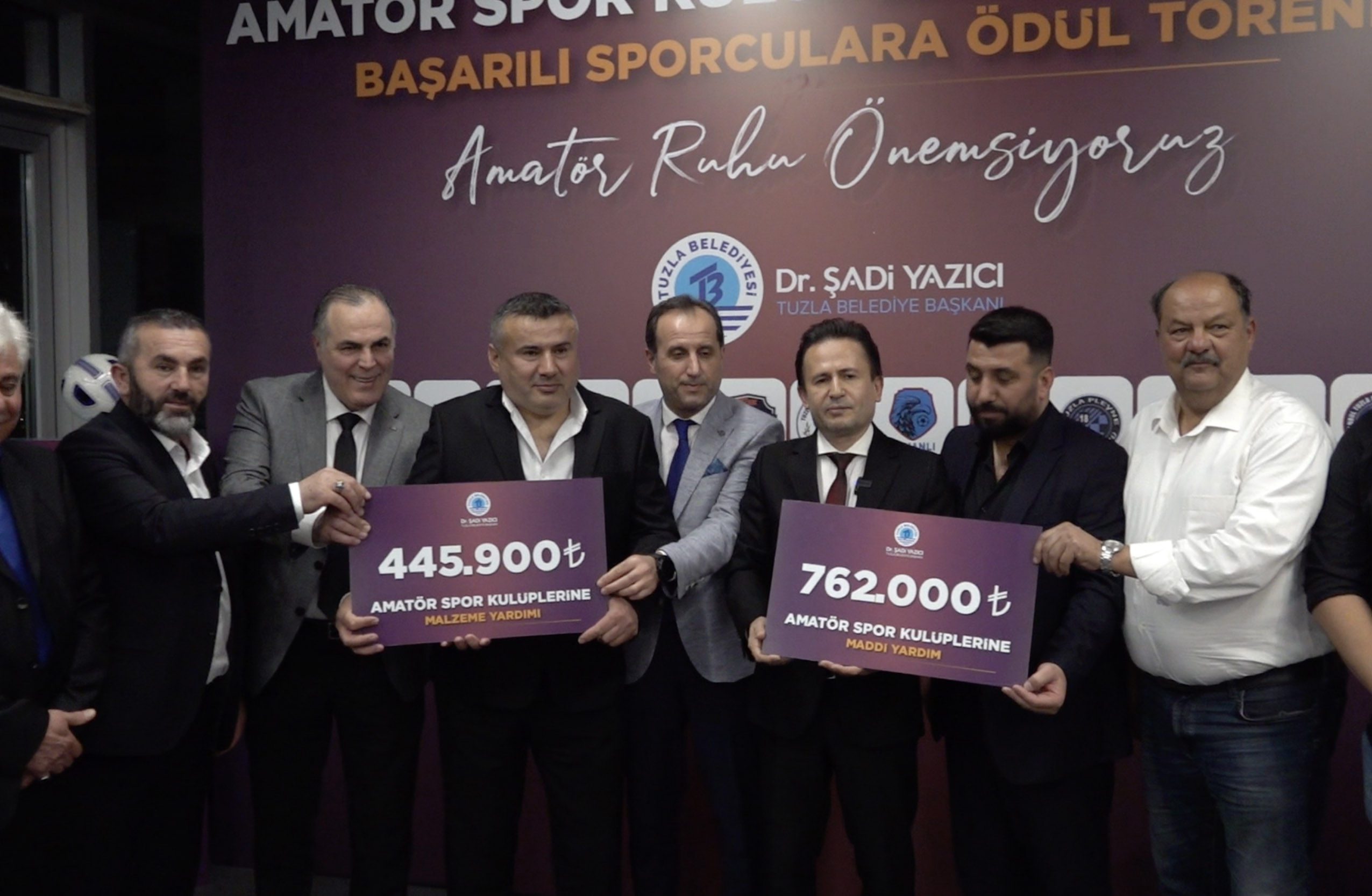 Tuzla Belediyesi’nden amatör spora 2,3 milyonluk katkı