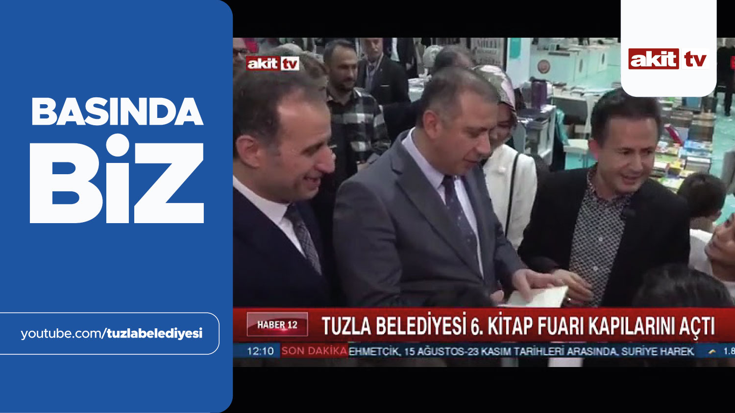 Tuzla Belediyesi 6. Kitap Fuarı Kapılarını Açtı - Akit TV