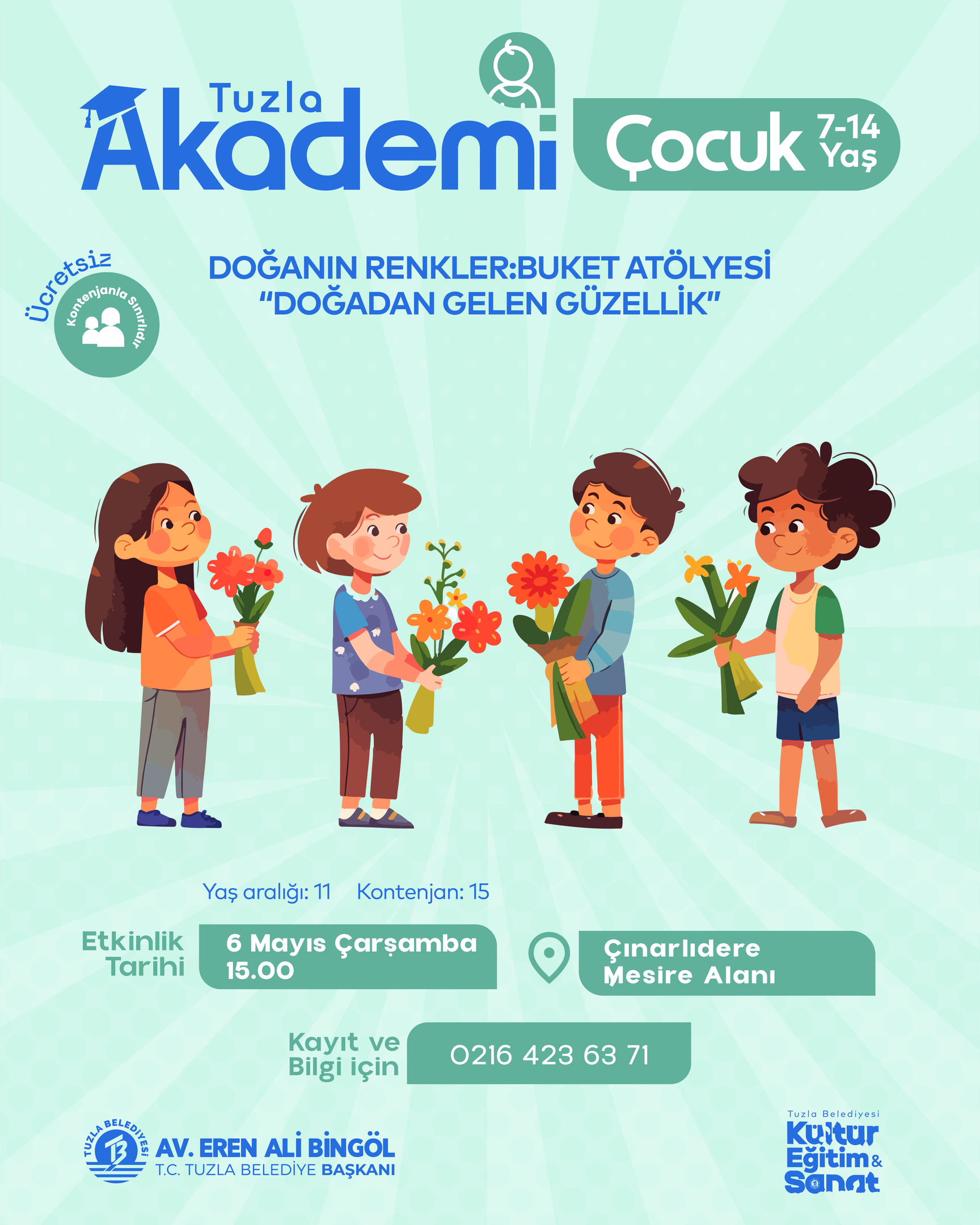Doğanın Renkleri: Buket Atölyesi "Doğadan Gelen Güzellik"