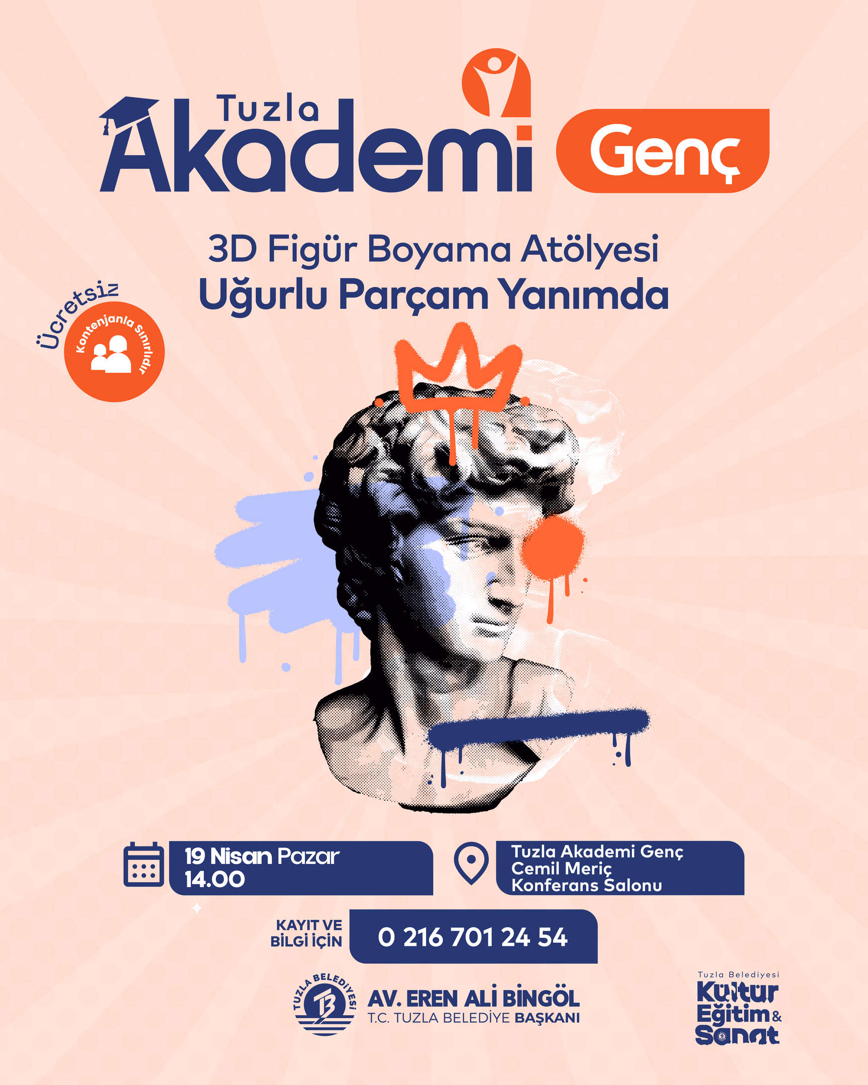 3D Tasarım ve Boyama Atölyesi: "Uğur Parçam Yanımda"