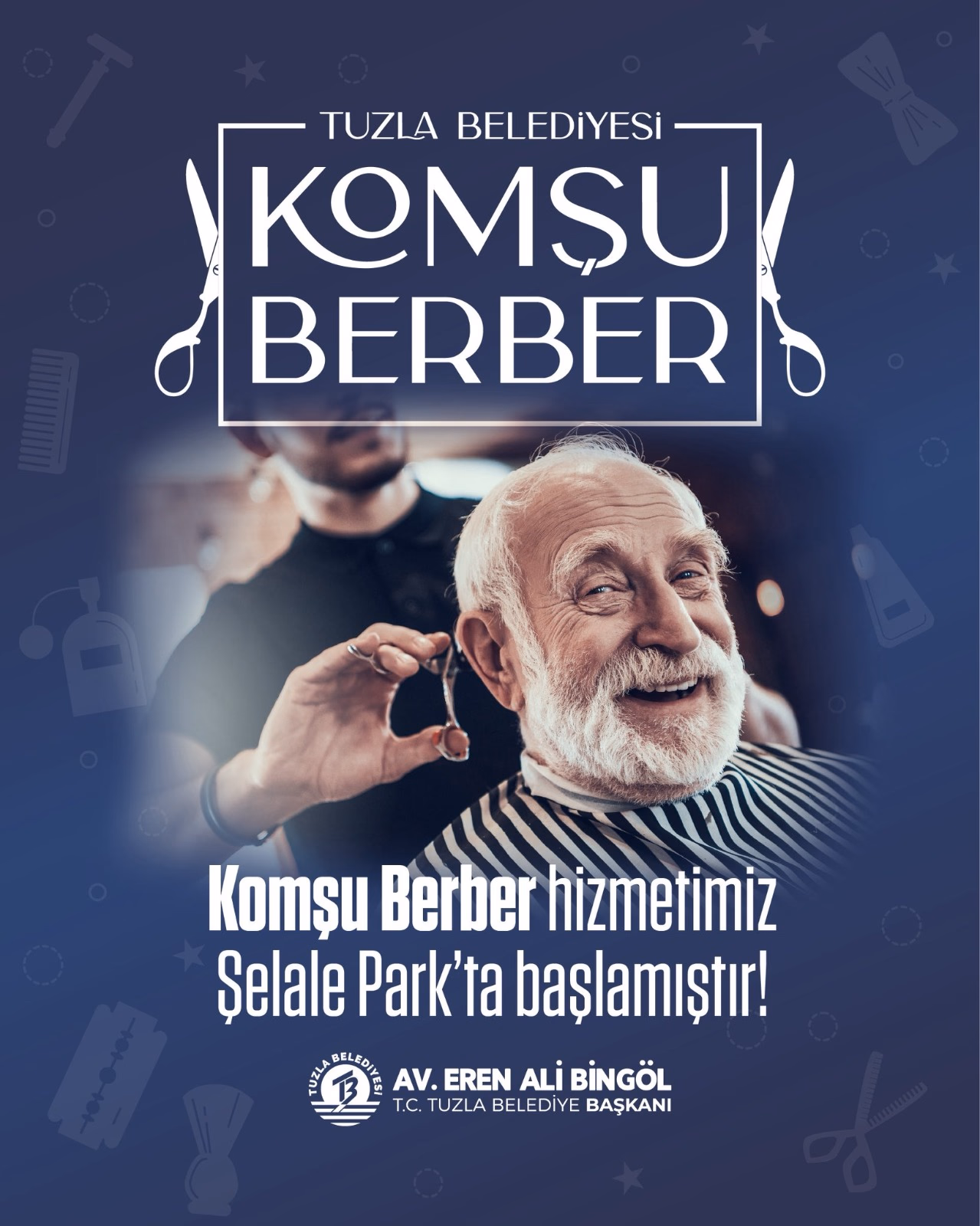Komşu Berber artık Şelale Park'ta da hizmet veriyor