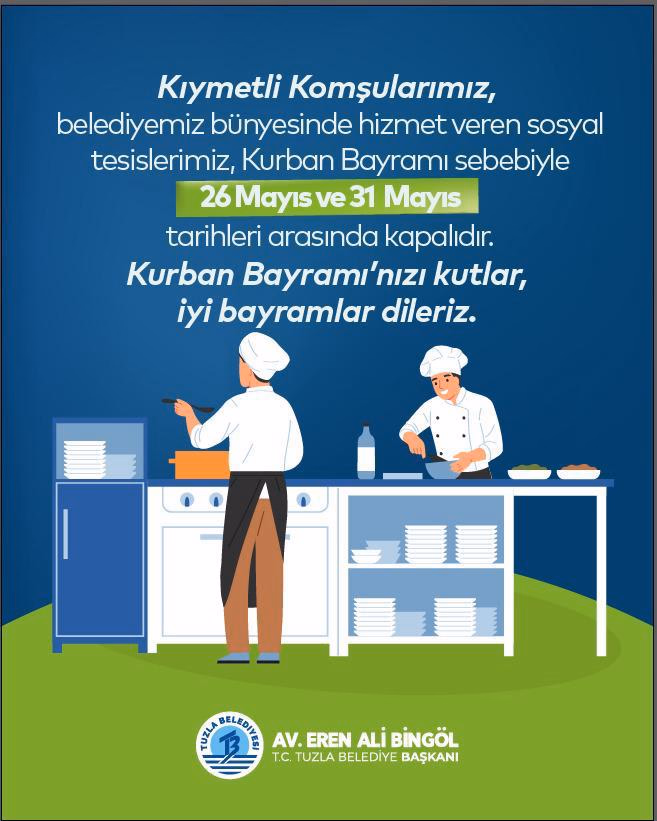 Kurban Bayramı'nda sosyal tesislerin durumu