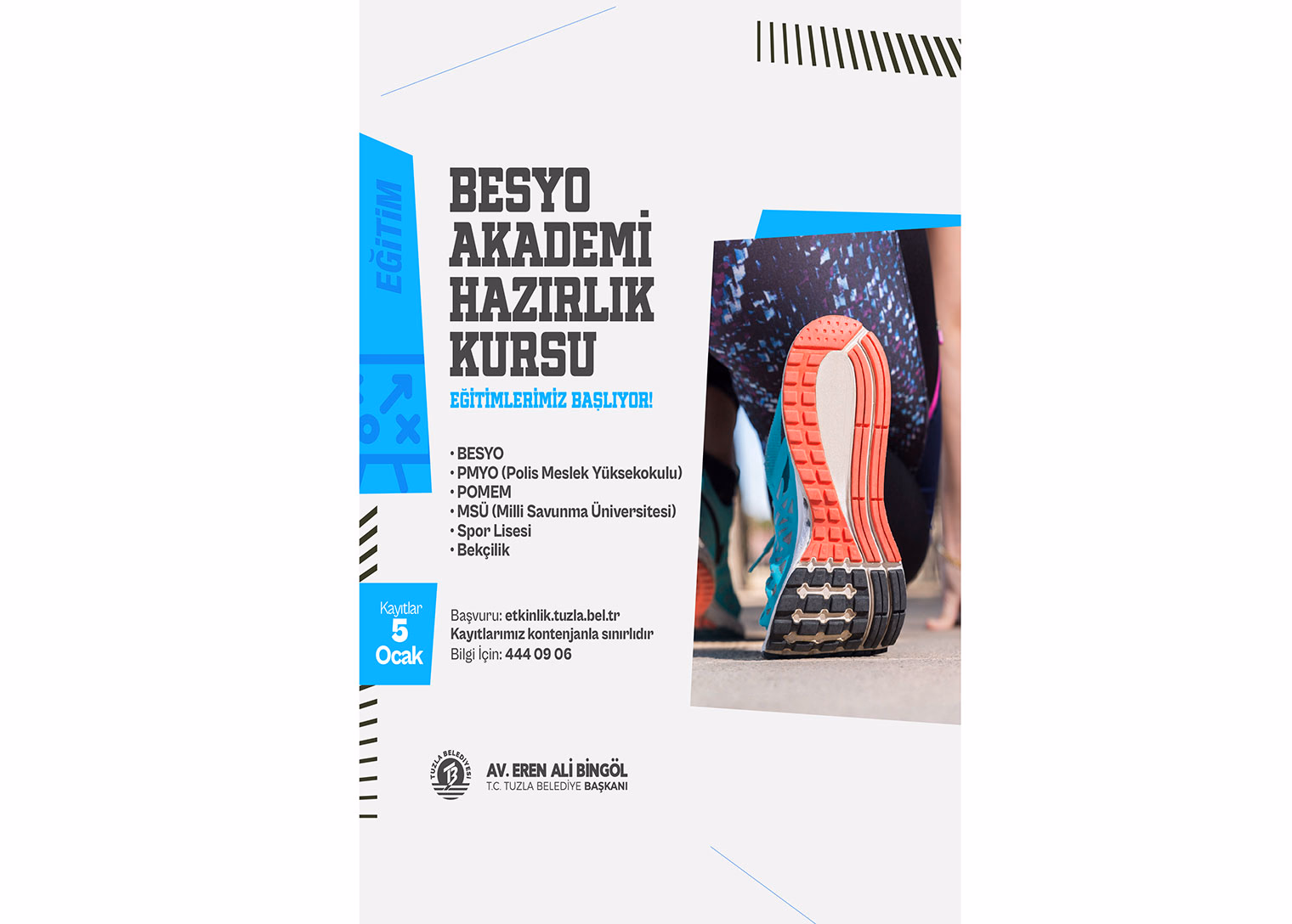 Tuzla Belediyesi BESYO Akademi Hazırlık Kursları için başvurular başladı