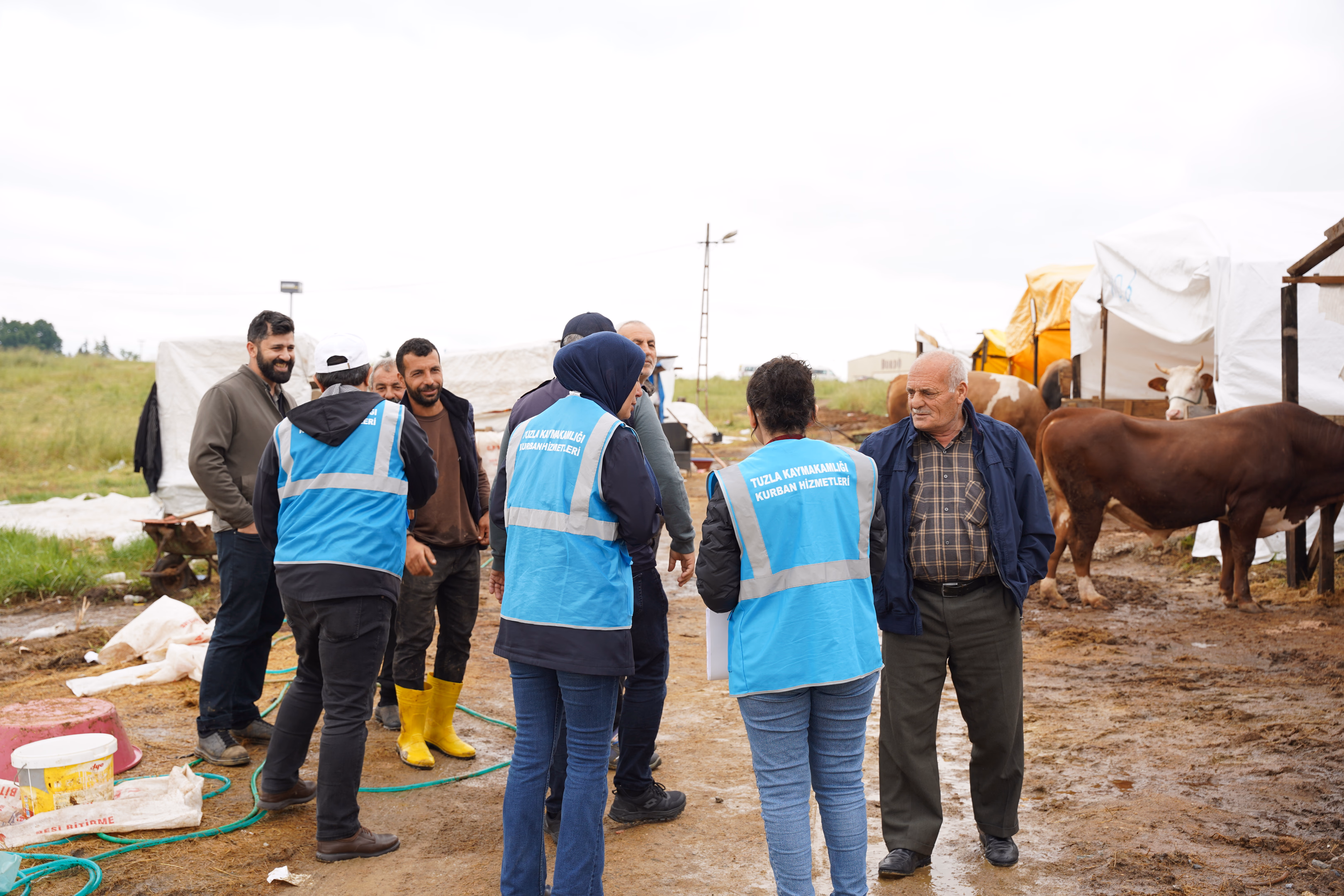Tuzla'da kurban pazarlarında sıkı denetim: 'Kaçan boğa timi' kuruldu    - Görsel 1