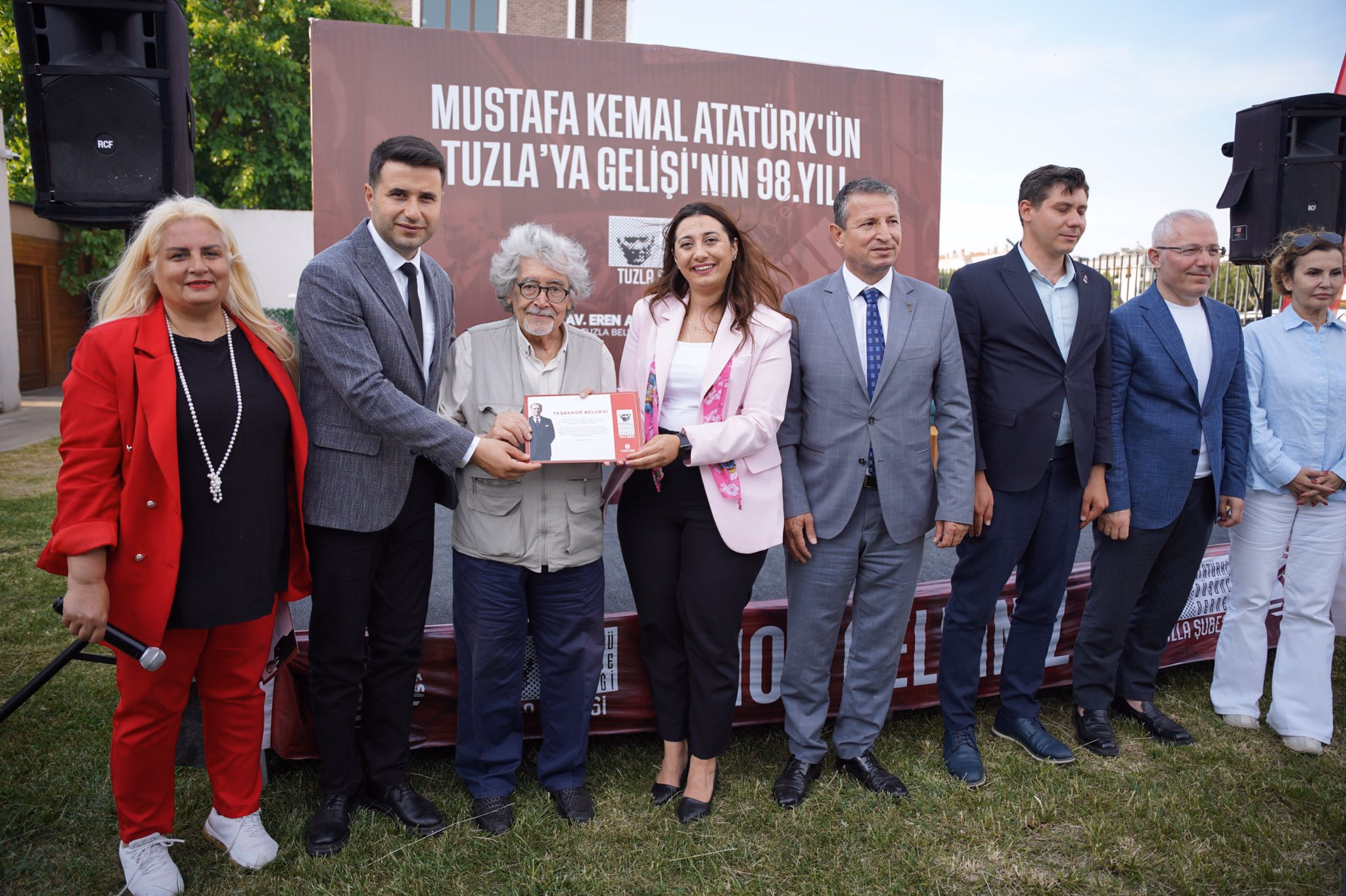 Atatürk’ün Tuzla’ya gelişinin 98. yıl dönümü törenle anıldı - Görsel 4
