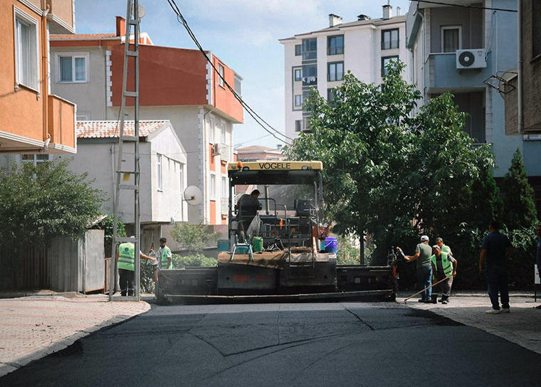 Tuzla’da 50 bin tonluk asfalt seferberliği başladı - Görsel 8