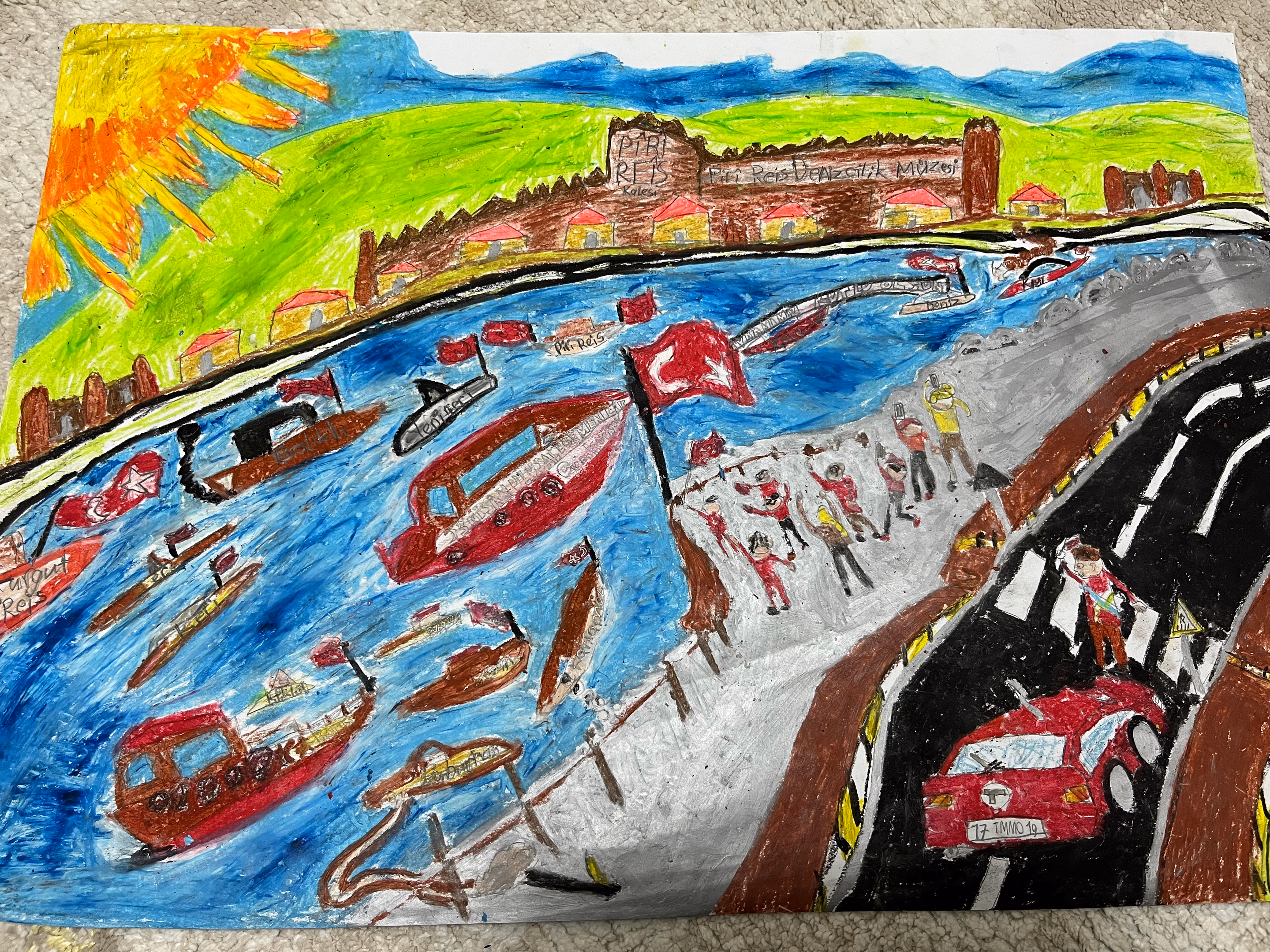 Minik ressamların deniz hayalleri Tuzla’da sanatseverlerle buluştu - Görsel 5