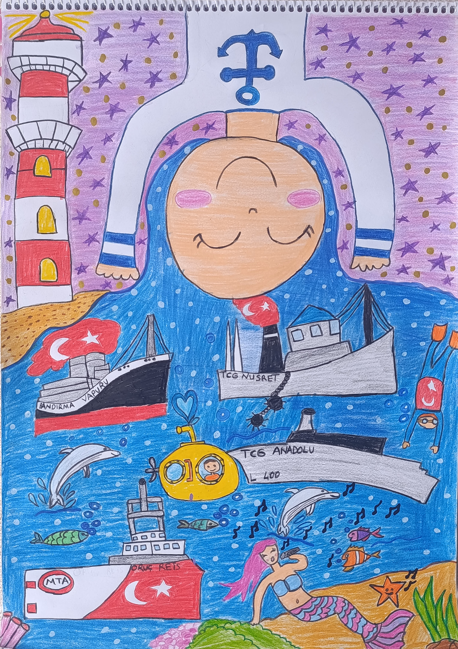 Minik ressamların deniz hayalleri Tuzla’da sanatseverlerle buluştu - Görsel 8
