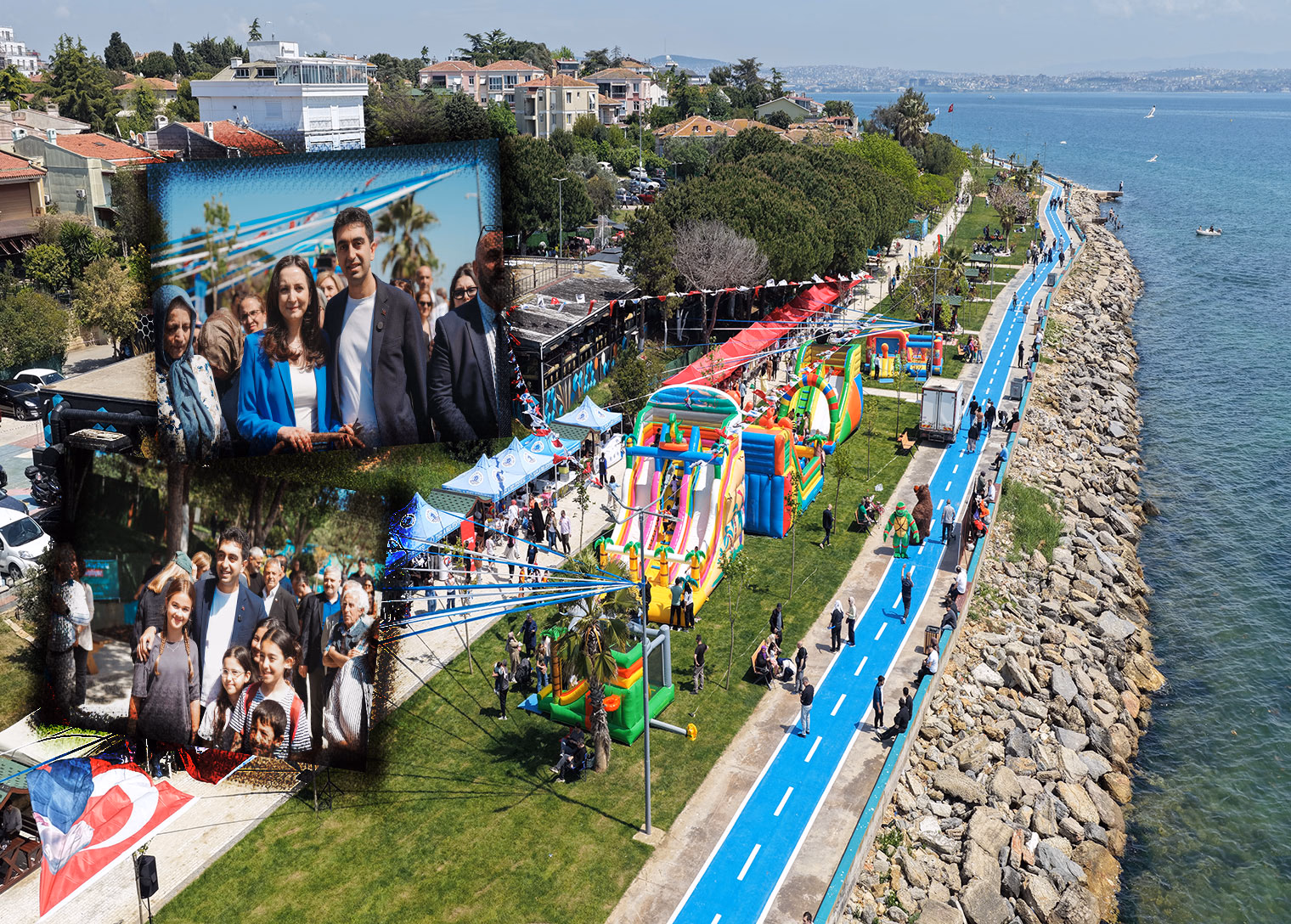Yeşil Kıyı Parkı yenilenen yüzüyle hizmete açıldı