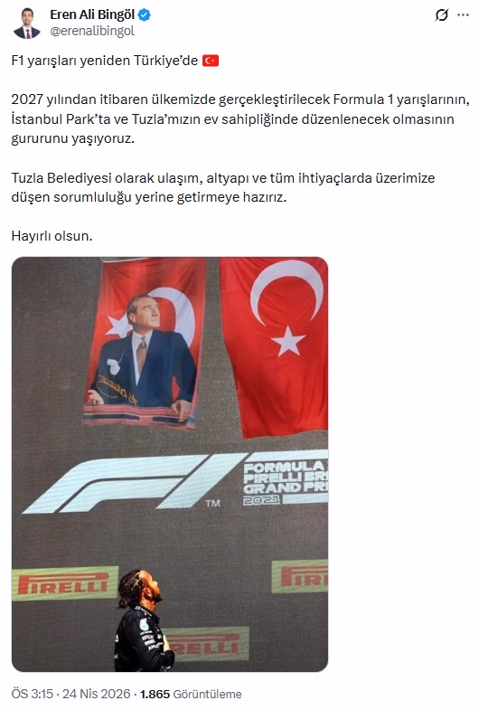 Hasret Bitiyor Formula 1 Geliyor - Görsel 1