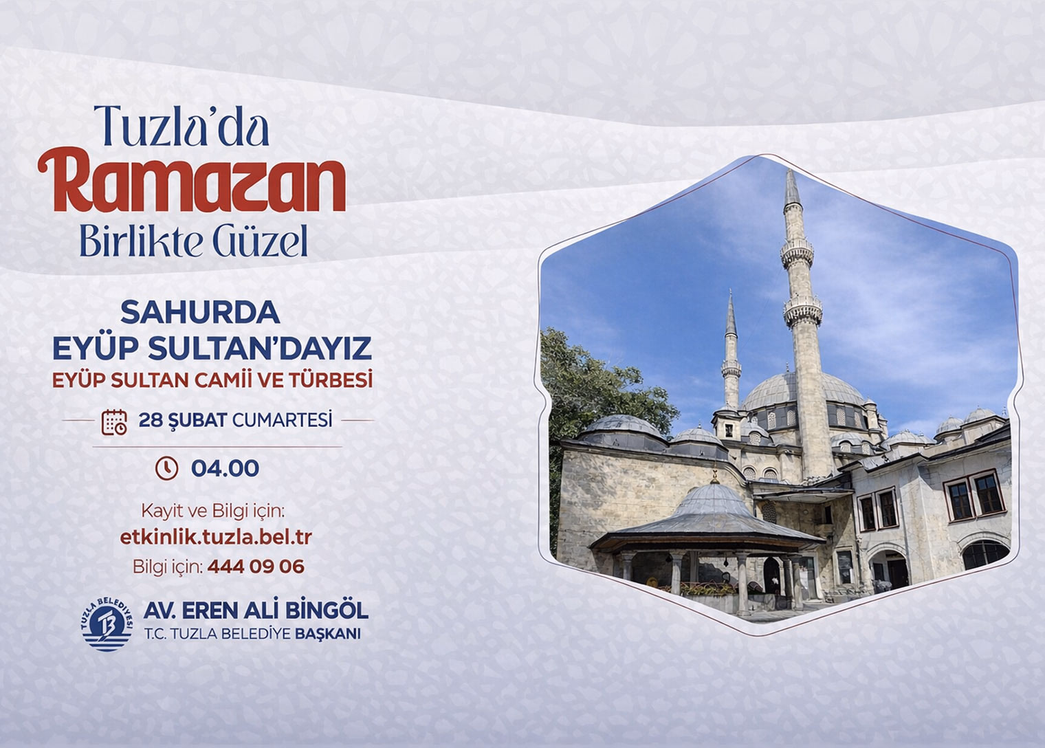 Tuzla Belediyesi’nden ramazana özel sahur gezisi