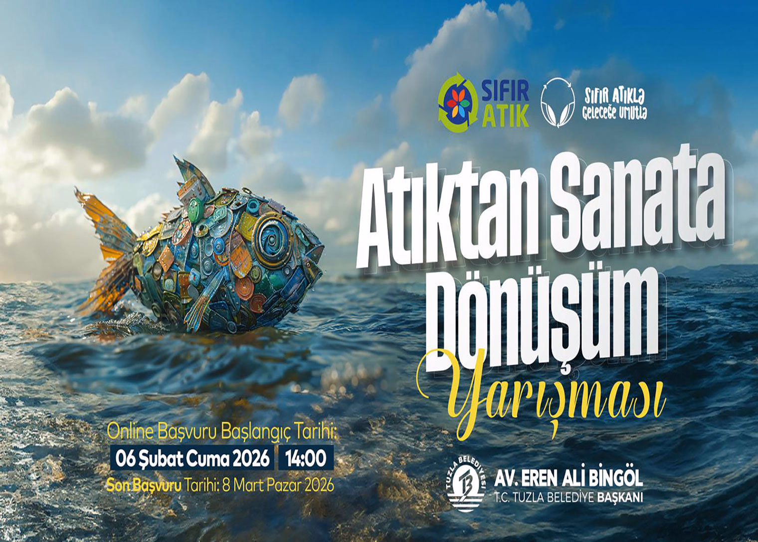 Tuzla’da atıklar sanata dönüşüyor - Görsel 1