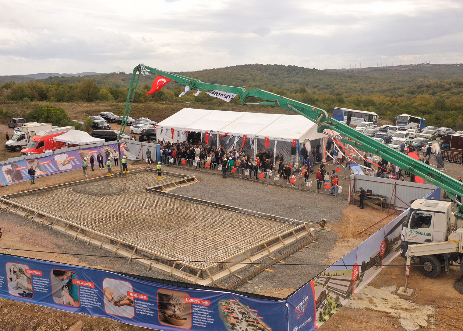 Tuzla’da örnek proje: Koç Pati Rehabilitasyon Merkezi’nin temeli atıldı