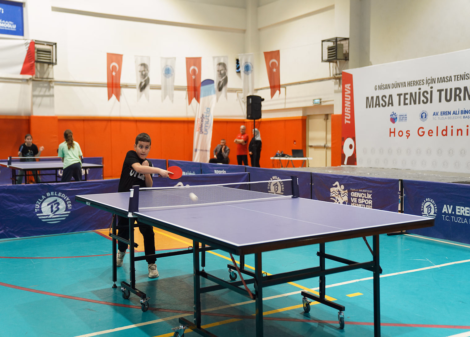 Masa tenisi turnuvasında ödüller sahiplerini buldu - Görsel 2