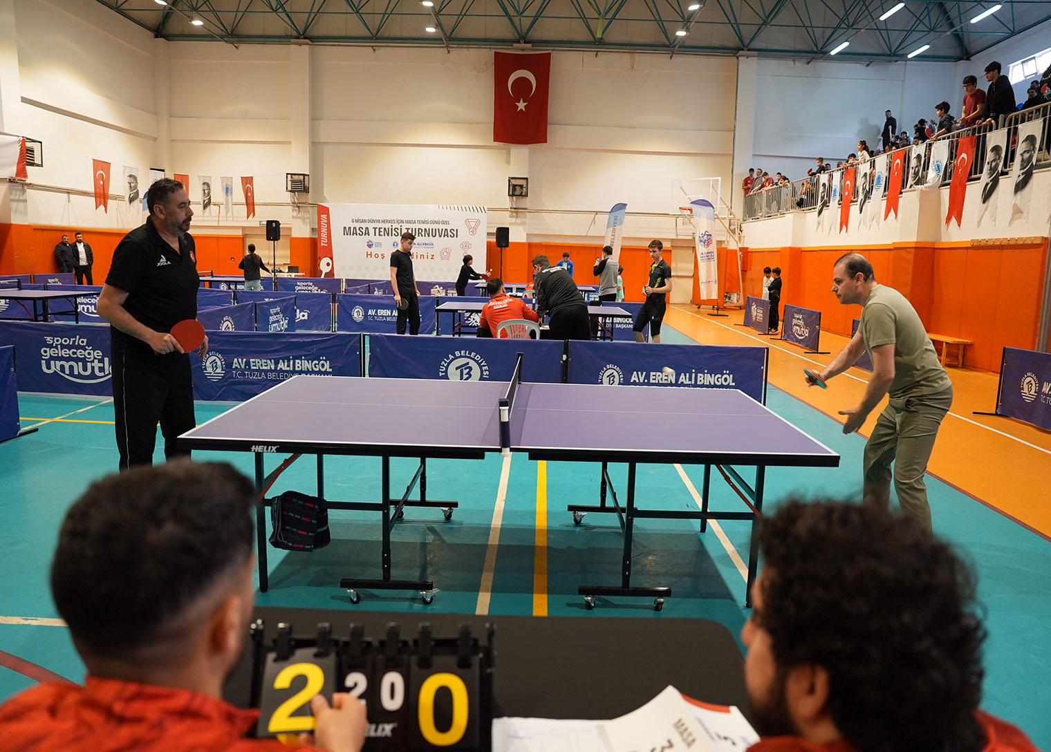 Masa tenisi turnuvasında ödüller sahiplerini buldu - Görsel 5