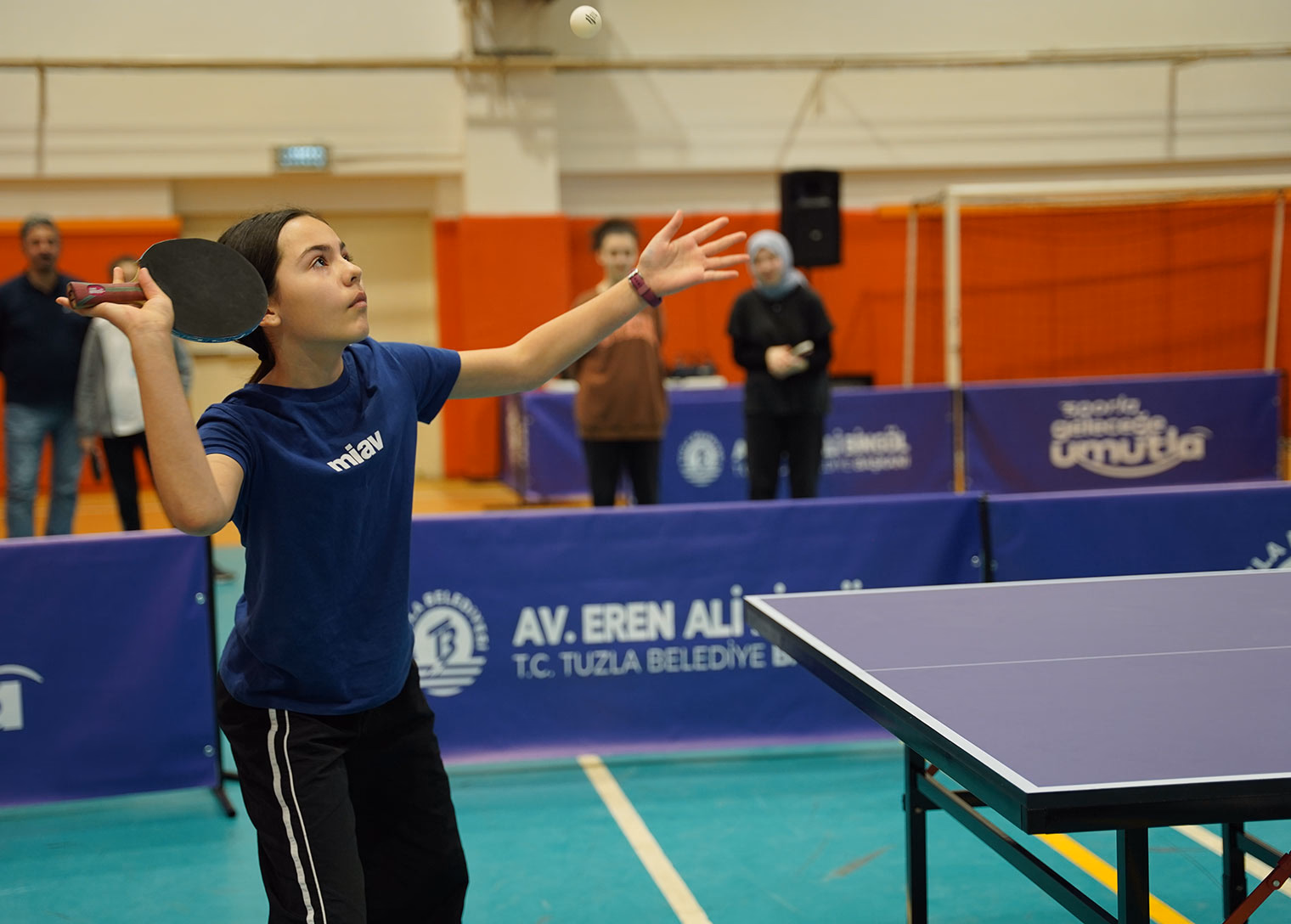 Masa tenisi turnuvasında ödüller sahiplerini buldu - Görsel 6