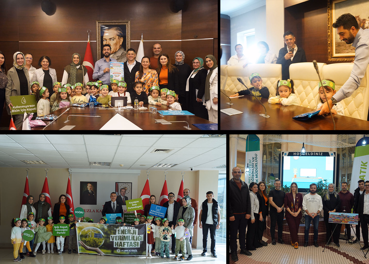 Miniklerden kamu kurumlarına farkındalık ziyareti