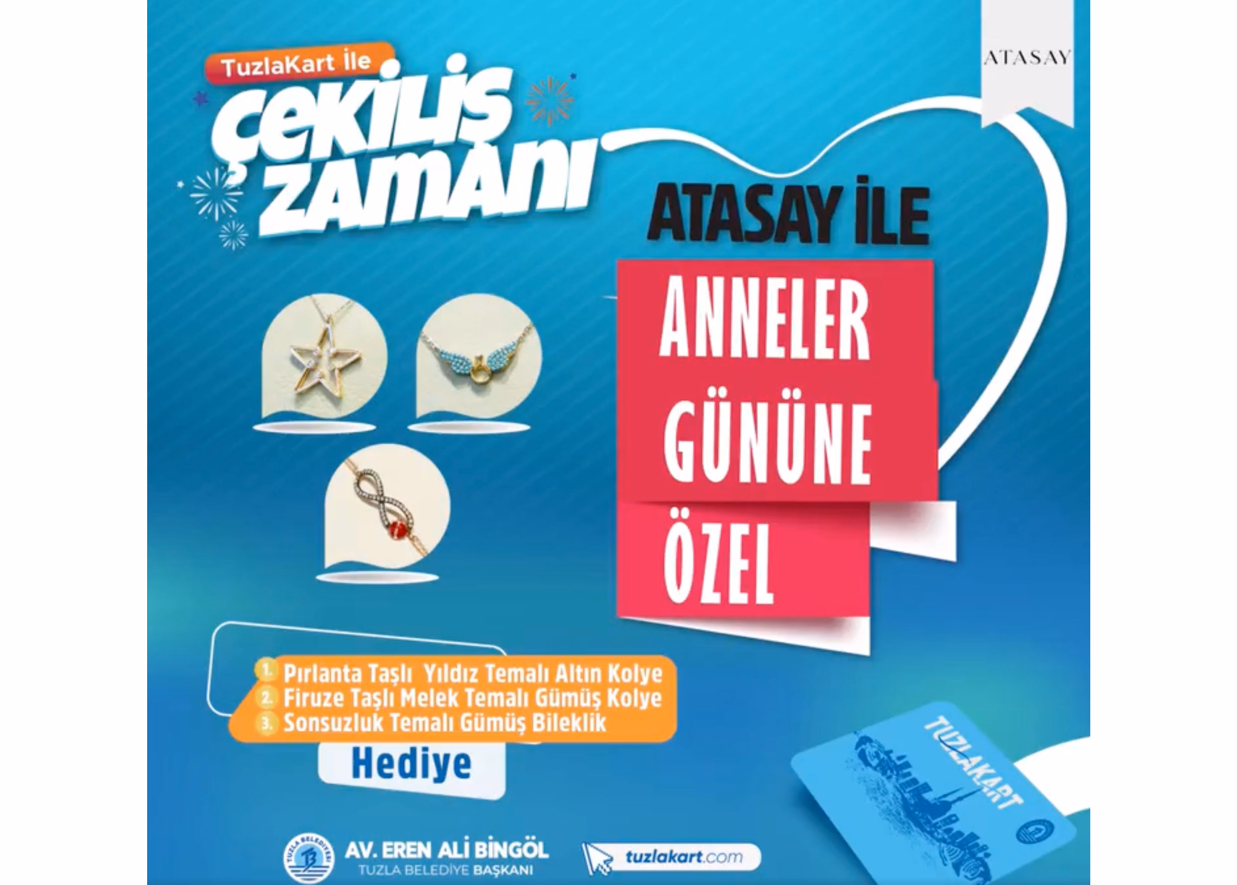 Tuzla Kart’tan Anneler Günü'ne özel çekiliş