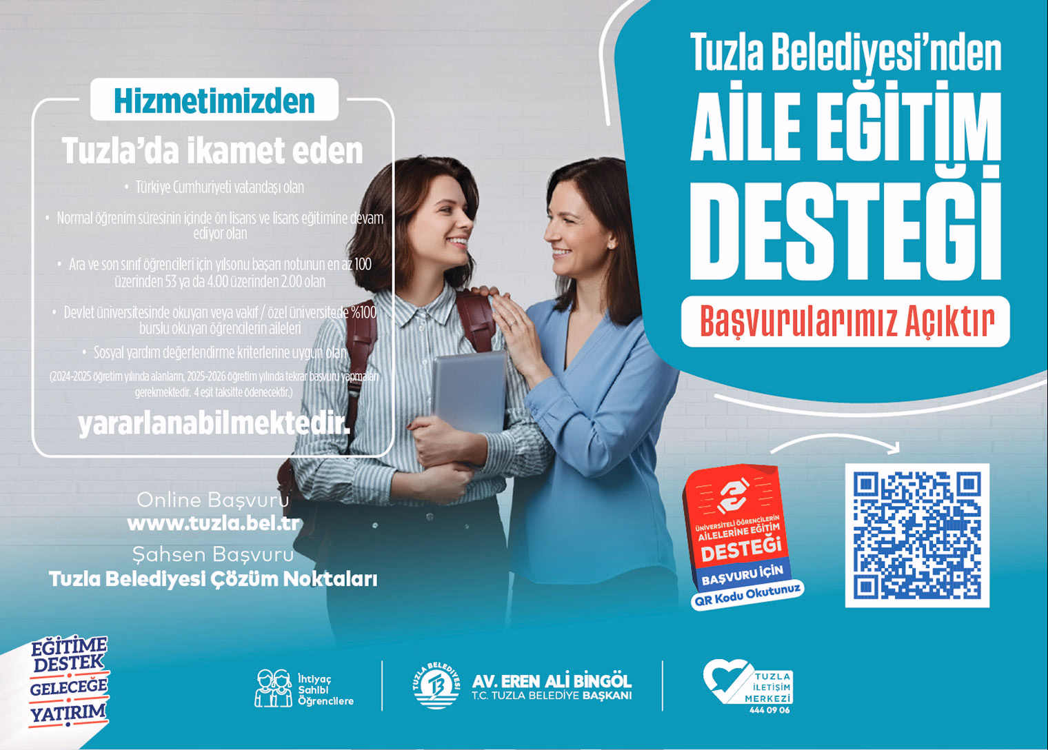 Aile Eğitim Desteği başvuruları başladı