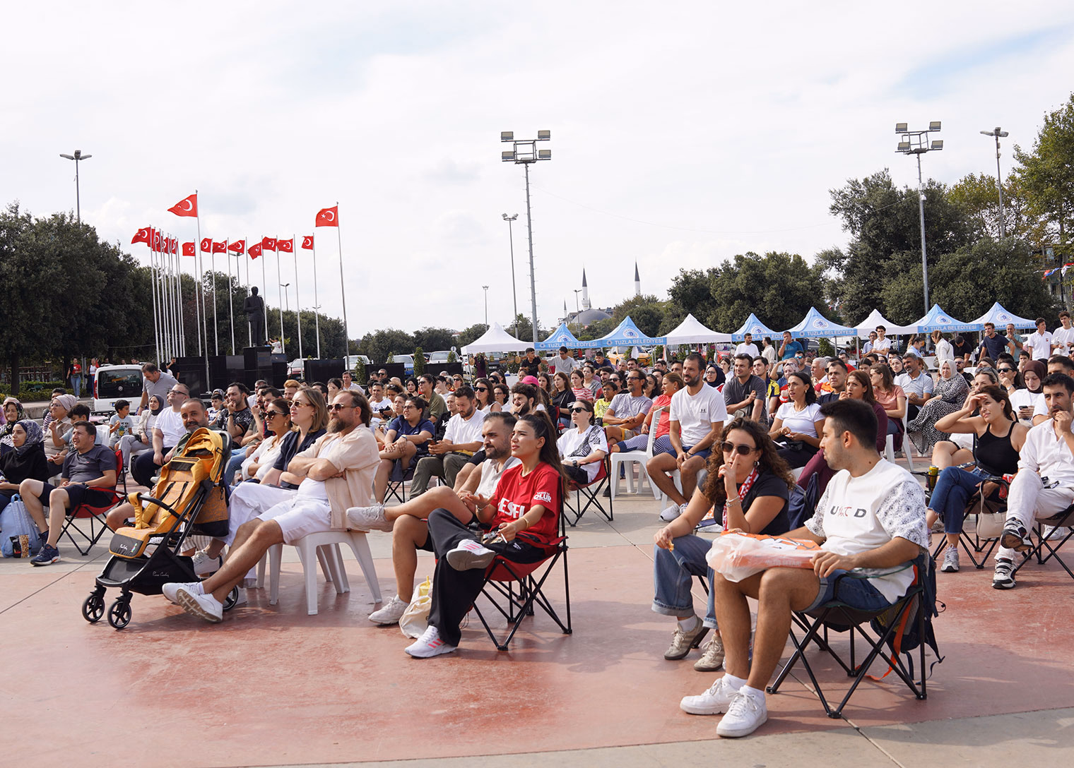 Tuzla'da Filenin Sultanları’na büyük destek