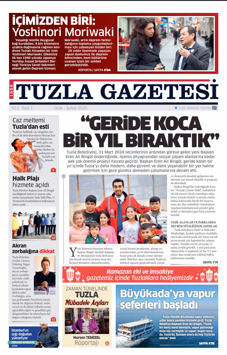 1929 Tuzla Gazetesi Sayı 1